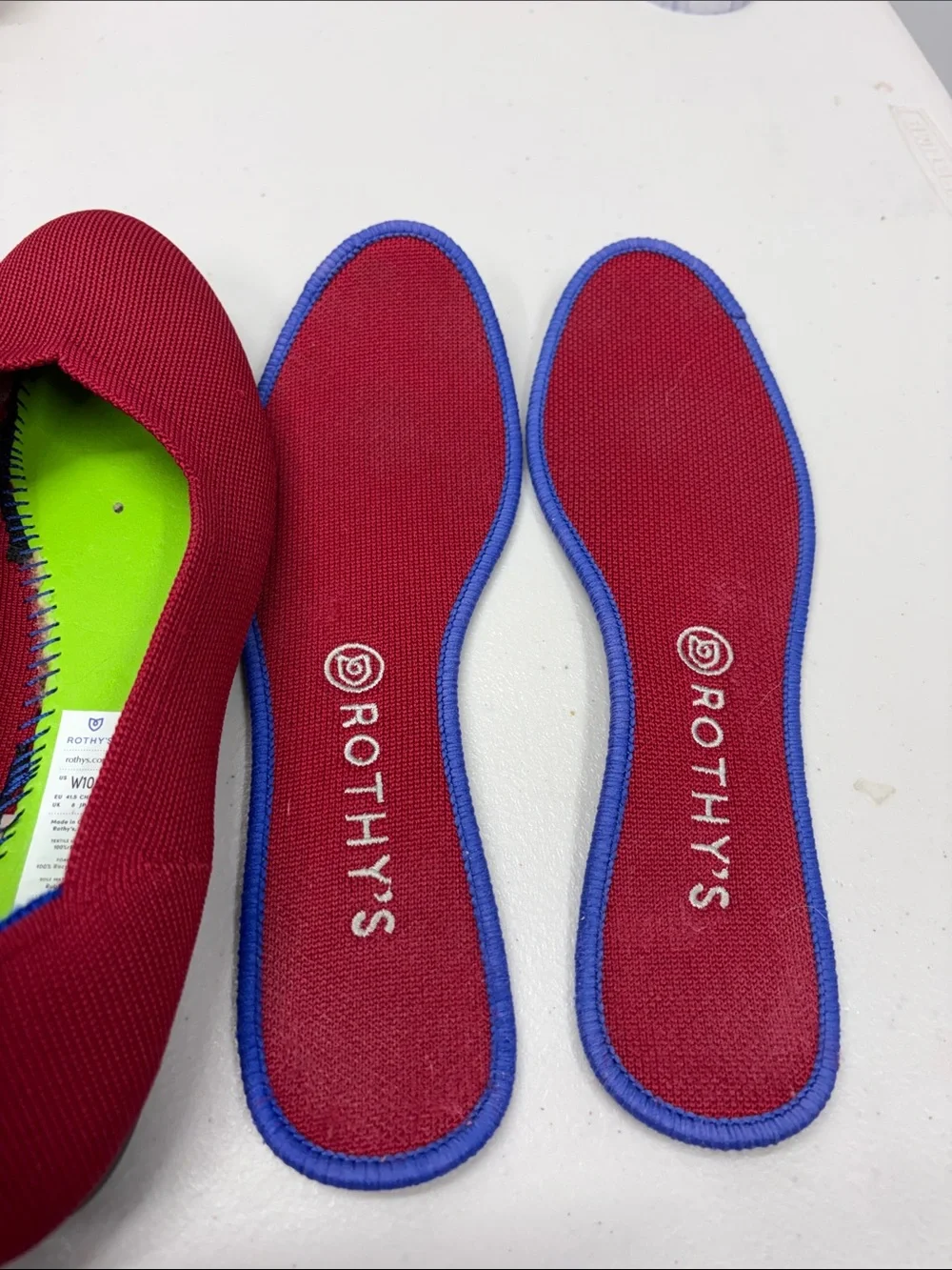 Rothy’s The Flat Scooter Red Sz 10.5
